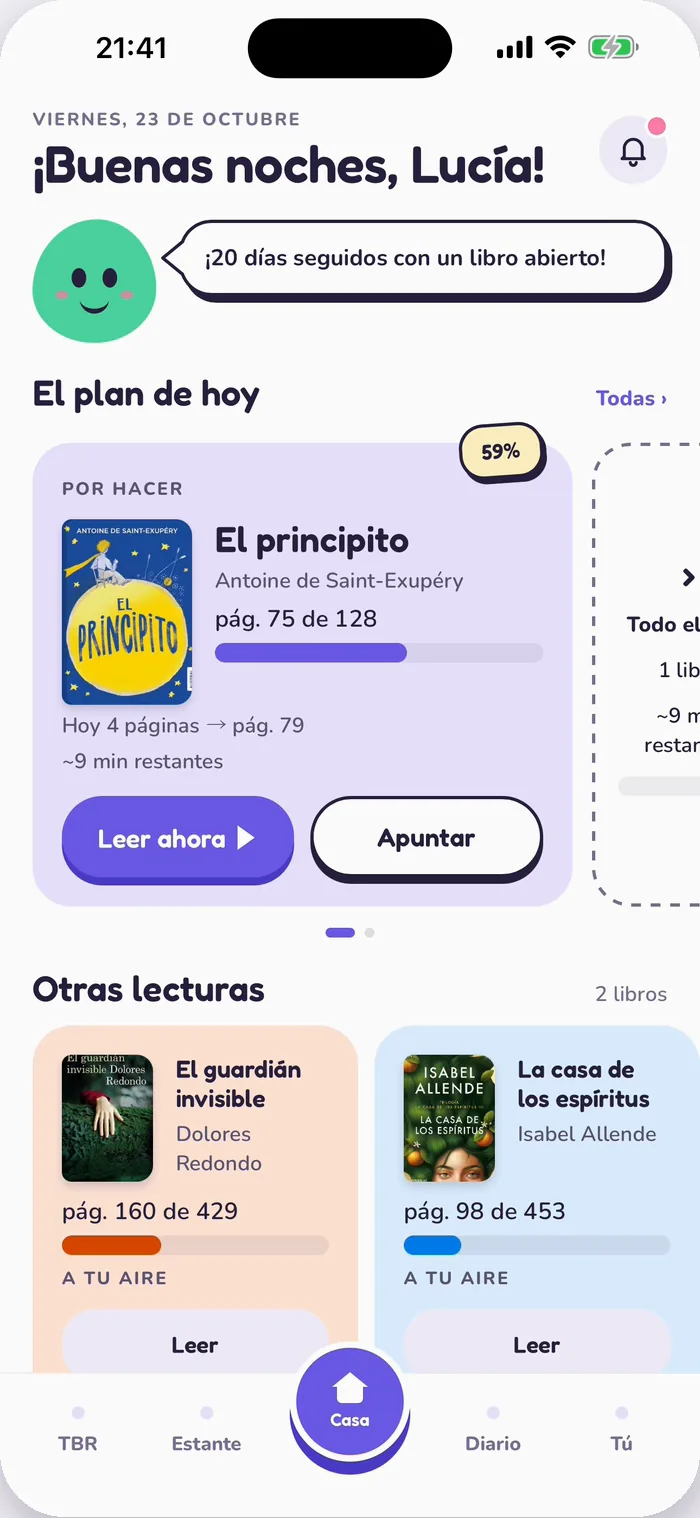 La Casa de Tana con Pip: «¡20 días seguidos con un libro abierto!»