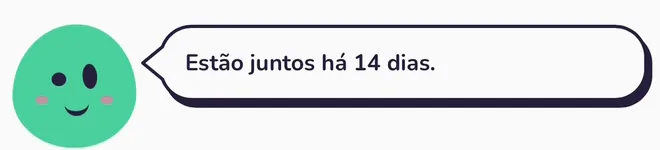 O Pip no Início do Tana: «Estão juntos há 14 dias.»